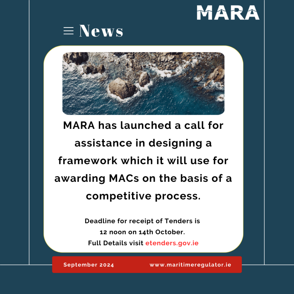 News Headline, MARA has launched a call for assistance in designing a framework which it will use for awarding MAC's on the basis of a competitive process